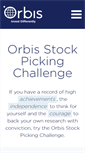 Mobile Screenshot of orbisstockpickingchallenge.com